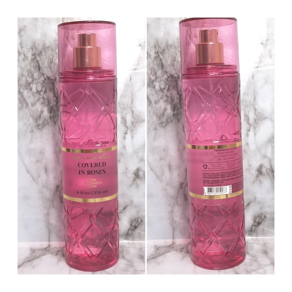 Bath & Body Works 2 Pc COVERED IN ROSES Fine Fragrance Mist and Body Cream - Picture 7 of 8